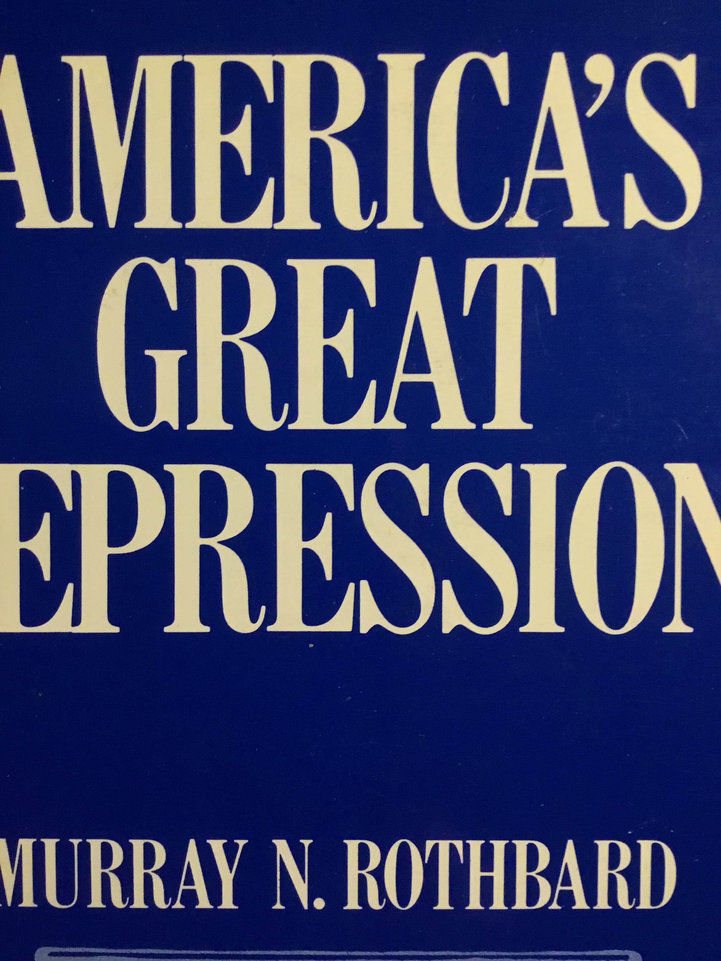 America's Great Depression