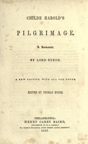 Childe Harold's Pilgrimage