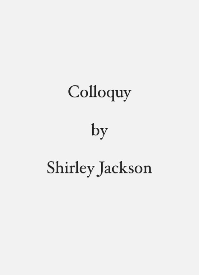 Colloquy