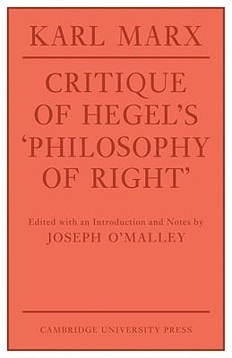 Critique of Hegel's Philosophy of Right