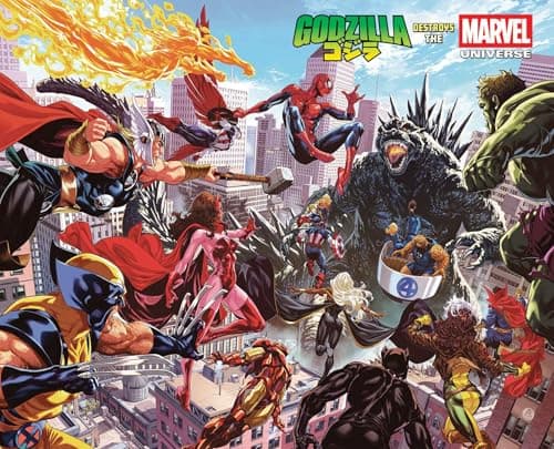 Godzilla Destroys The Marvel Universe (2025) #1