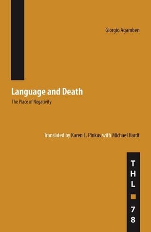 Language and Death: The Place of Negativity