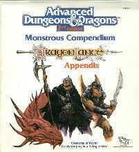 Monstrous Compendium: Dragonlance Appendix