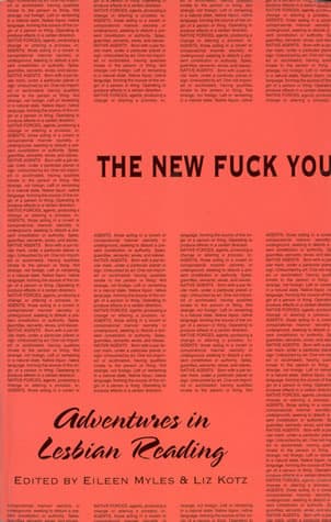 The New Fuck You: Adventures In Lesbian Reading