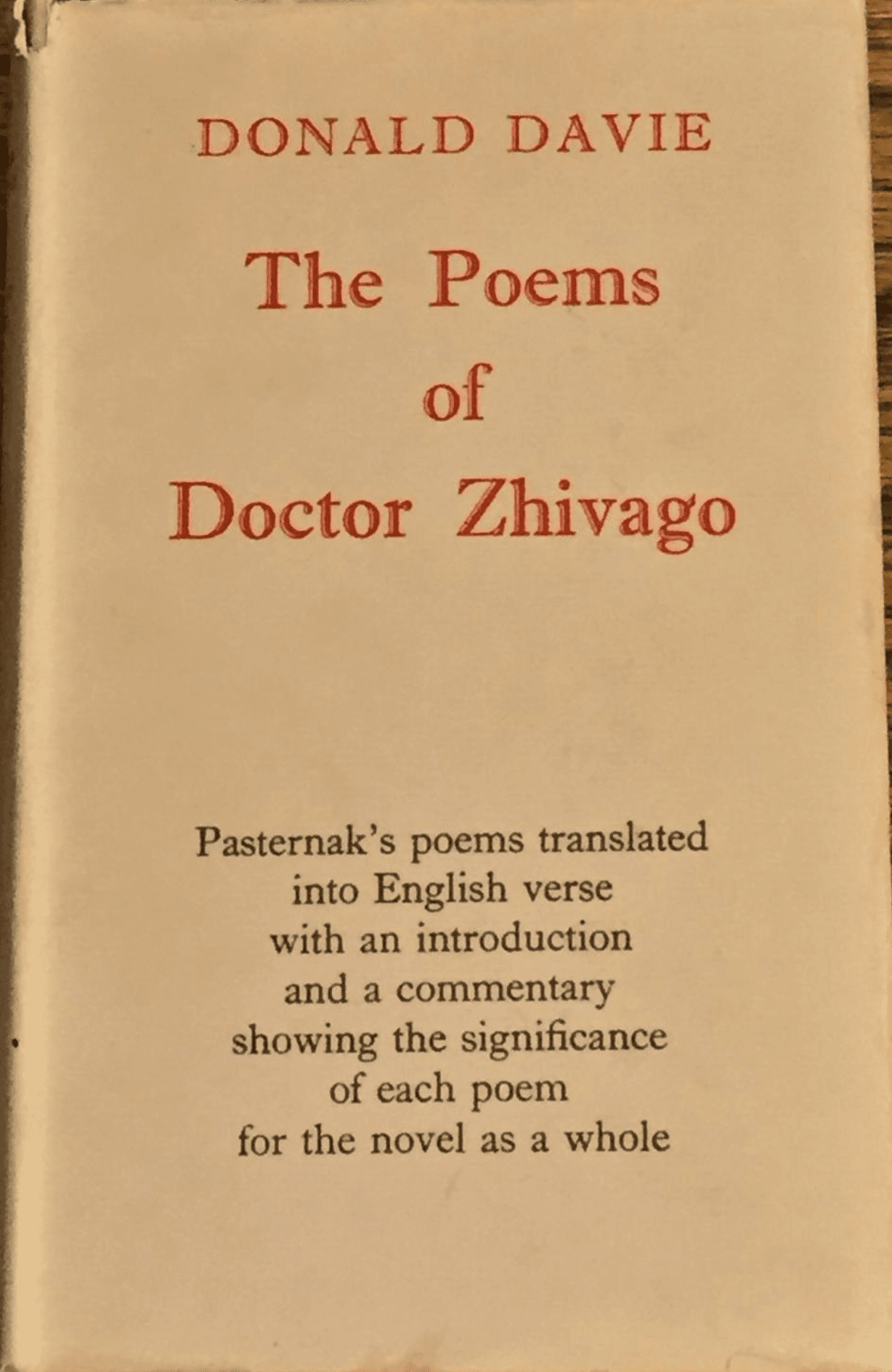 The Poems of Doctor Zhivago.