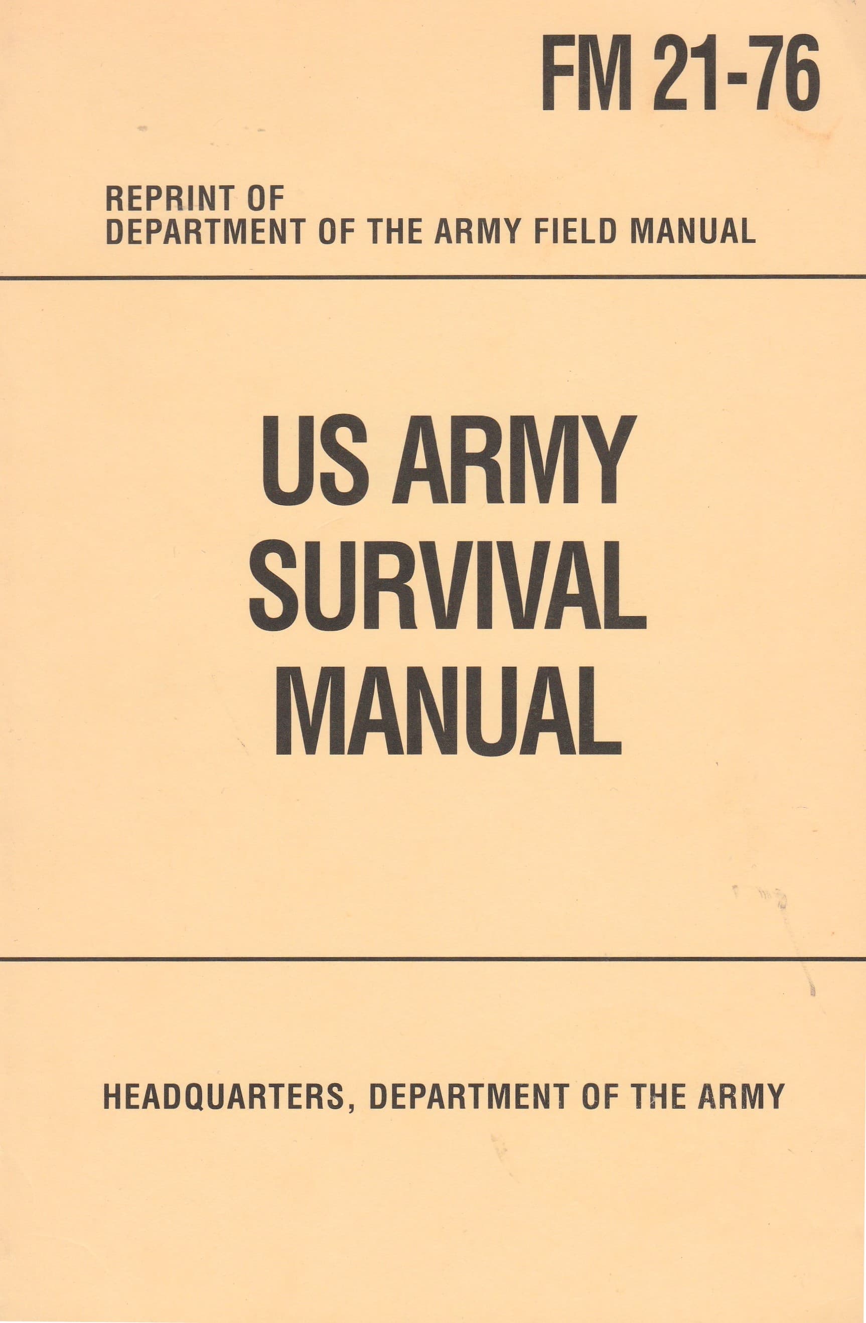 US Army Survival Manual