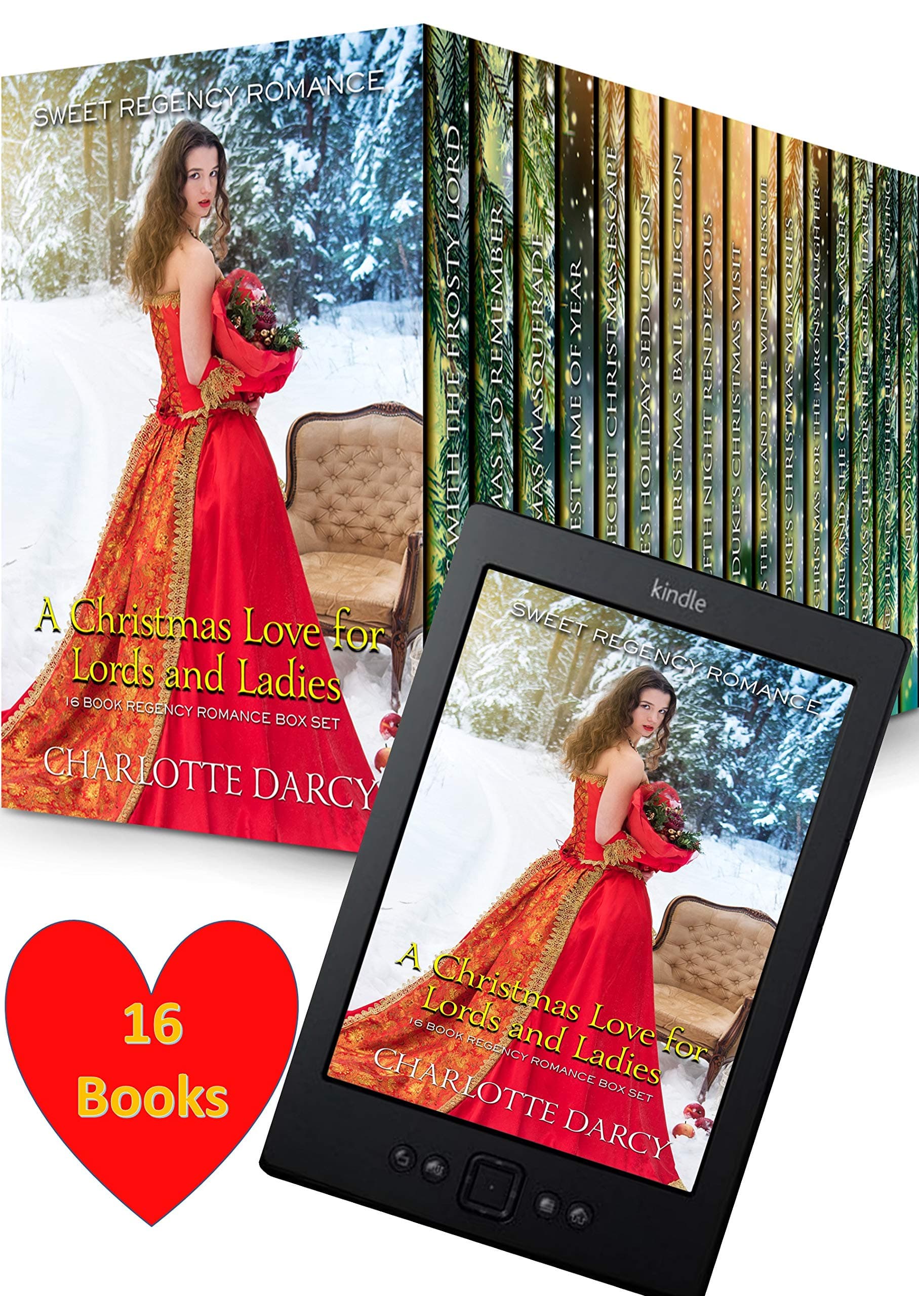 A Christmas Love for Lords and Ladies: 16 Book Box Set