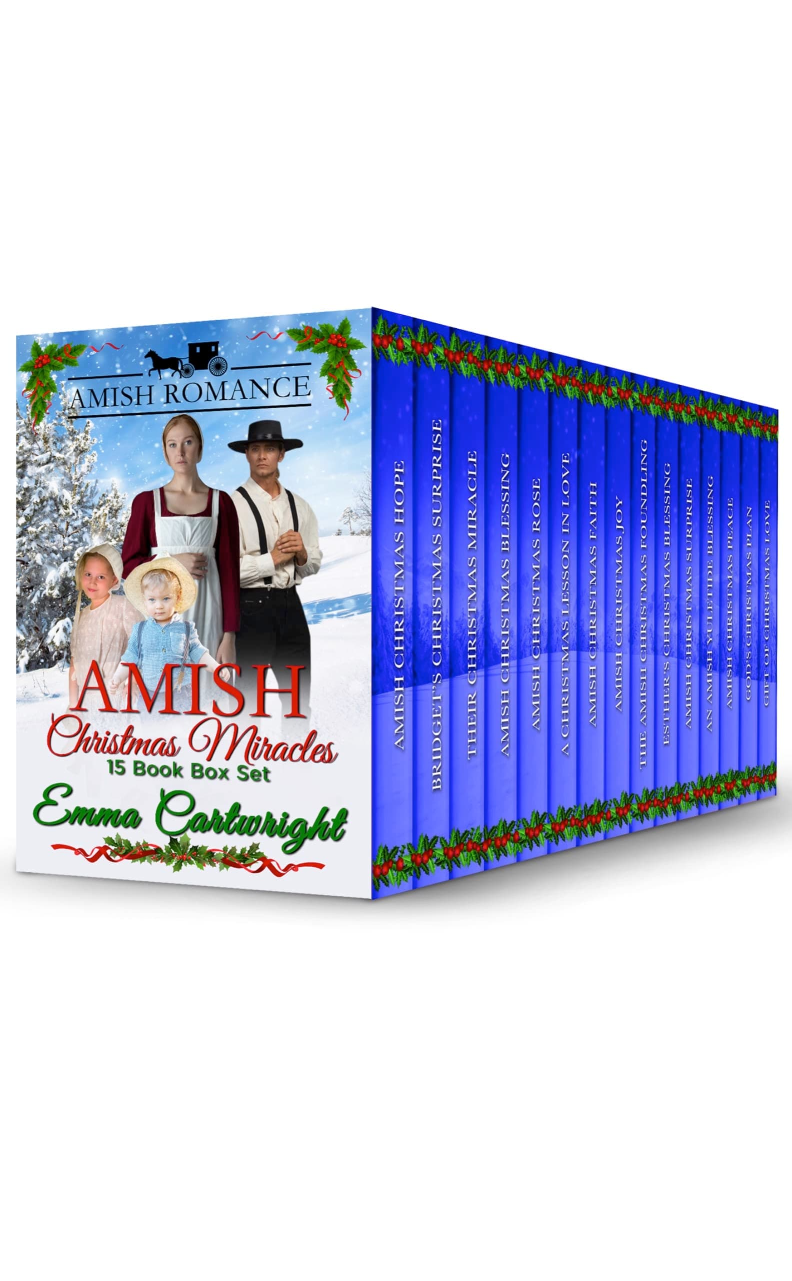 Amish Christmas Miracles Boxset: Bumper Christmas Amish Romance - 15 Book Box Set