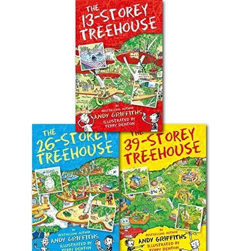 Andy Griffiths The 13-Storey Treehouse Collection Set Pack,