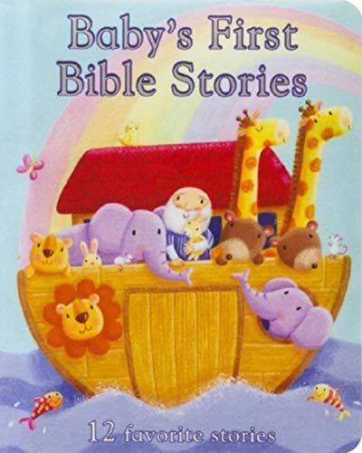 Baby's First Bible Stories Padded Board Book - Gift for Easter, Christmas, Communions, Newborns, Birthdays, Beginner Bible