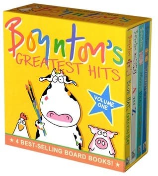 Boynton's Greatest Hits The Big Blue Box (Boxed Set): Moo, Baa, La La La!; A to Z; Doggies; Blue Hat, Green Hat