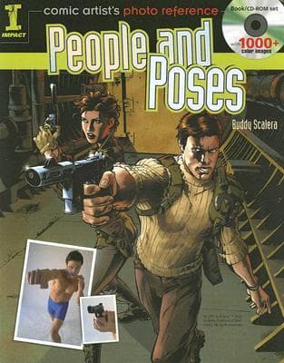 Comic Artist's Photo Reference - People & Poses: Book/CD Set with 1000+ Color Images