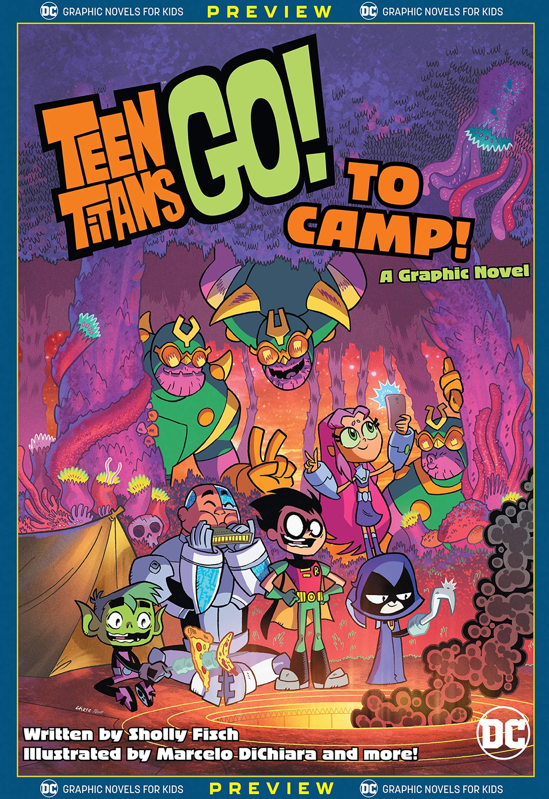 DC Graphic Novels for Kids Sneak Peeks: Teen Titans Go! to Camp #1
