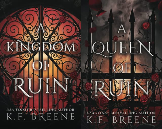 Deliciously Dark Fairytales series 4 books collection set ( A Ruin of Roses, A Throne of Ruin, A Kingdom of Ruin, A Queen of Ruin) by K.F. Breene