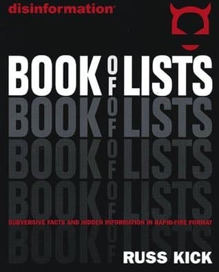 Disinformation Book of Lists: Subversive Facts and Hidden Information in Rapid-Fire Format