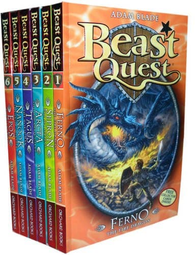 Ferno the Fire Dragon / Sepron the Sea Serpent / Arcta the Mountain Giant / Tagus the Horse-Man / Nanook the Snow Monster / Epos the Flame Bird