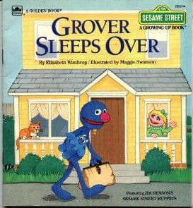 Grover Sleeps Over (Sesame Street, A Growing Up Book) (A Golden Book)