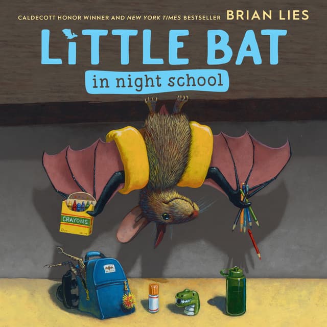 Little Bat in Night School: A Sweet Picture Book About Making Friends on the First Day of School for Kids