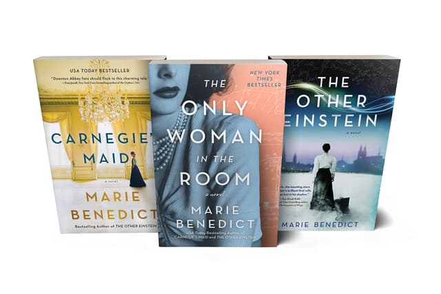 Marie Benedict Historical Fiction Book Set: The Other Einstein, Carnegie's Maid, and The Only Woman in the Room
