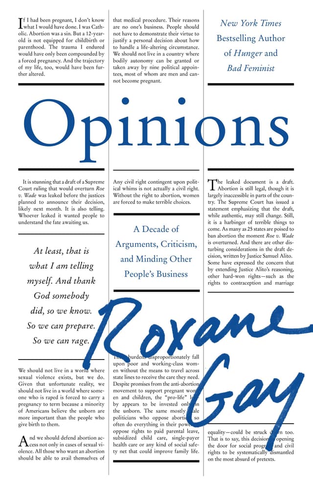 Opinions: A Decade of Arguments, Criticism, and Minding Other People’s Business