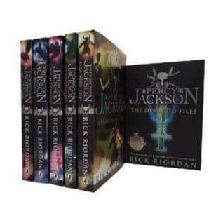 Percy Jackson 5 Books Collection and The Demigod Files