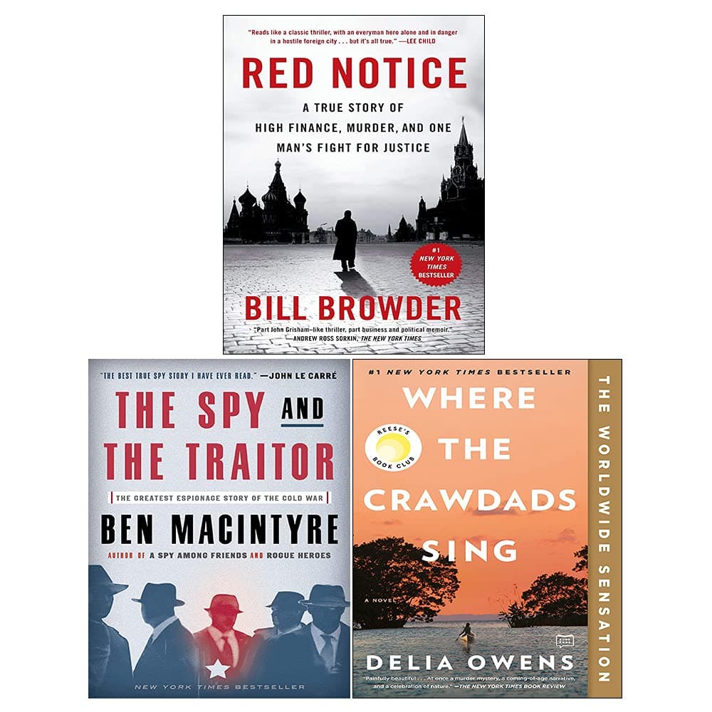 Red Notice / The Spy and the Traitor / Where the Crawdads Sing