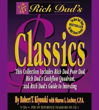 Rich Dad Poor Dad, Cash Flow Quadrant, Guide to Investing-3 Book Set