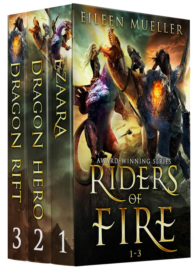 Riders of Fire Books 1-3: Ezaara, Dragon Hero, Dragon Rift
