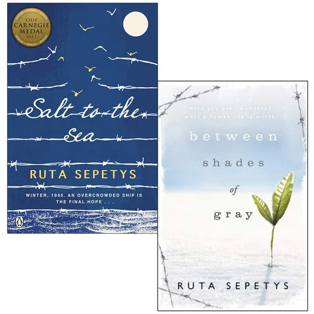 Salt to the Sea & Between Shades Of Gray By Ruta Sepetys 2 Books Collection Set