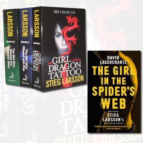 Stieg Larsson Millennium Trilogy Collection 4 Books Set