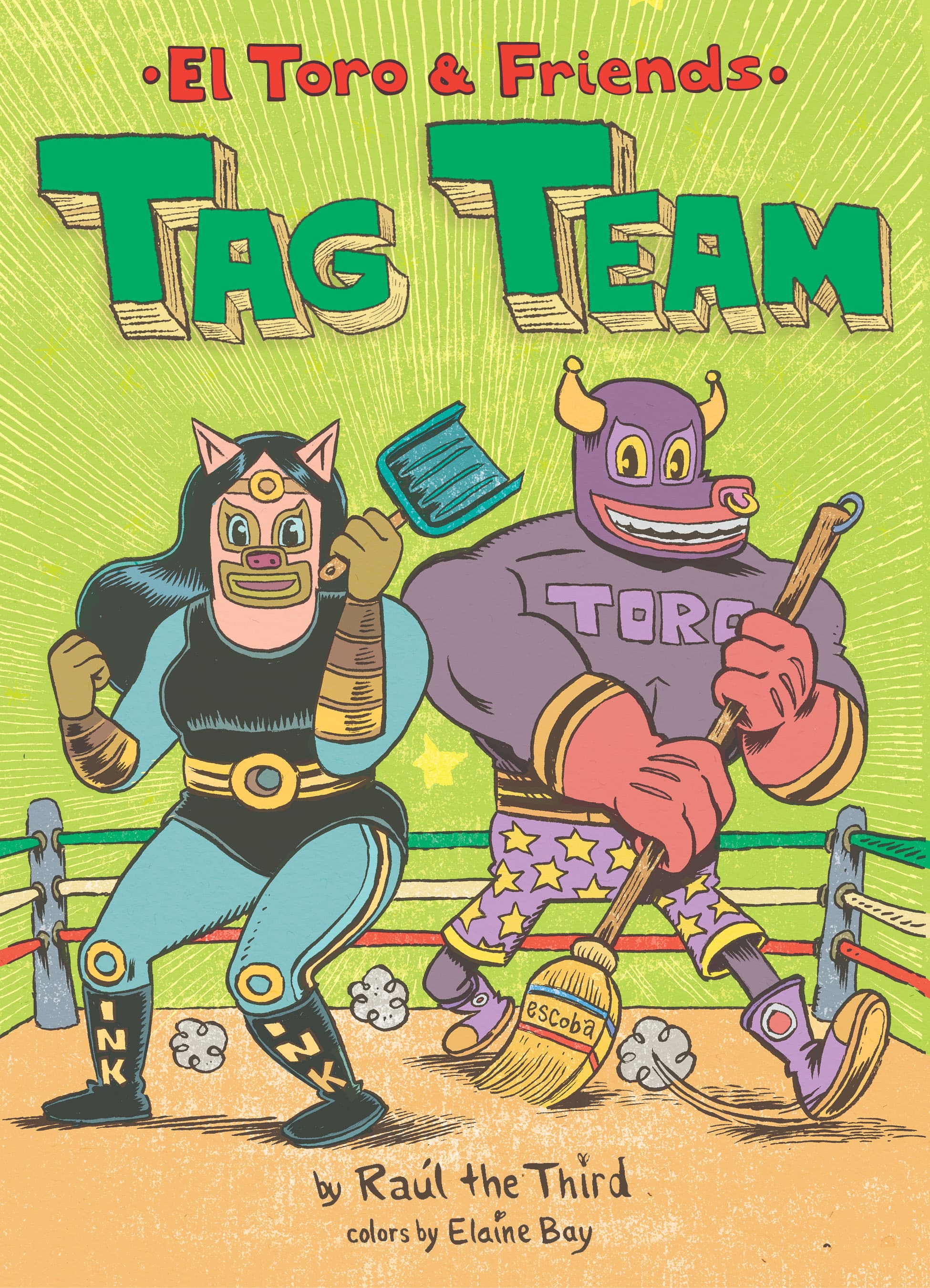 Tag Team: El Toro & Friends: A Graphic Novel – A Fun Bilingual Wrestling Story About Teamwork for Kids (Ages 6-10)