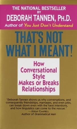 That's Not What I Meant!: How Conversational Style Makes or Breaks Relationships